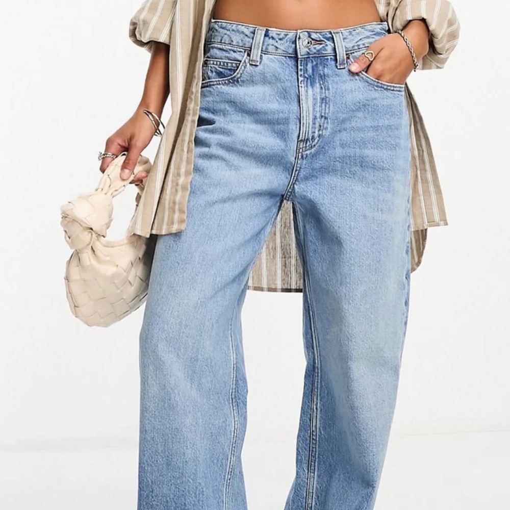 ASOS petite wide leg jeans